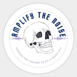 Amplify the Noise Logo Sticker